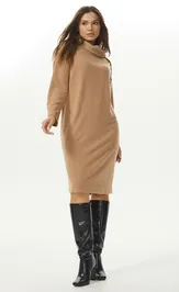 Dress Ma Cherie 4028 kapuchino