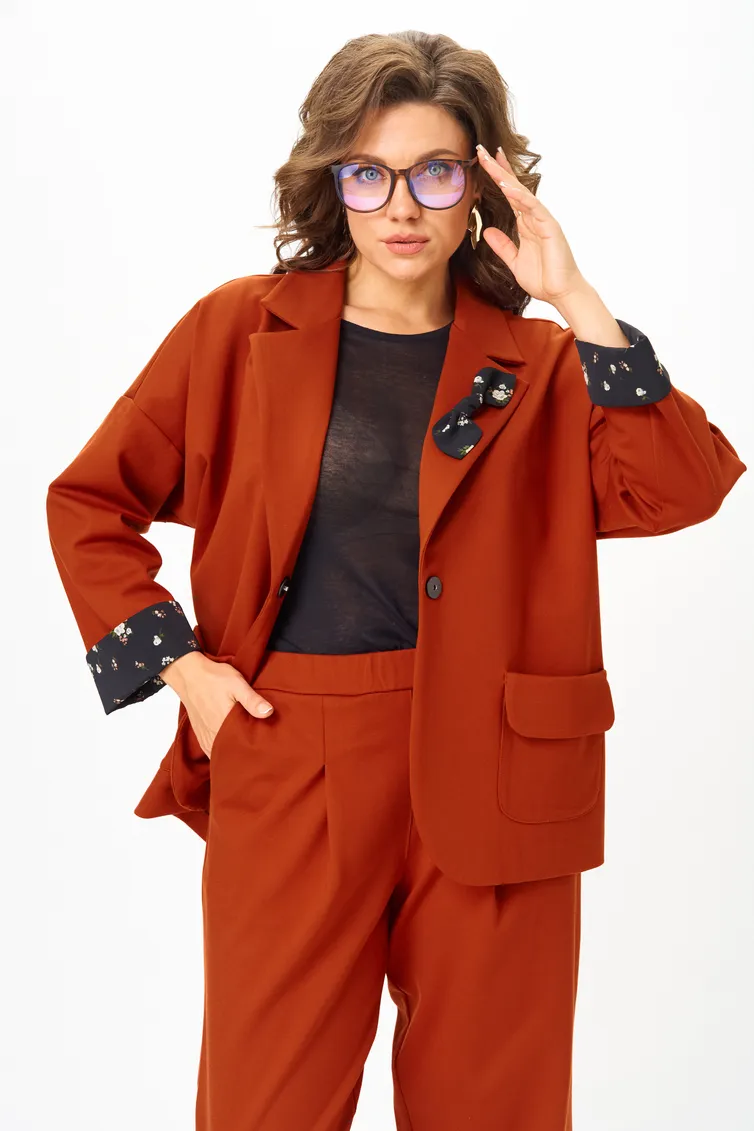 Костюм Michel Chic арт. 1437 терракот