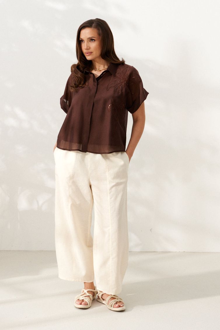 Блузка Alta Moda арт. 1090-2 коричневый