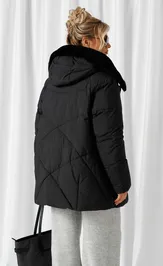Coat Beautiful & Free 1018 chernyj