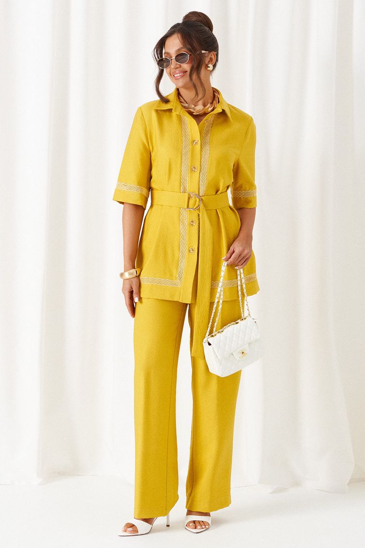 Костюм Beautiful & Free арт. 6461 горчица