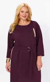 Sukienka Milora 1498 bordovyj