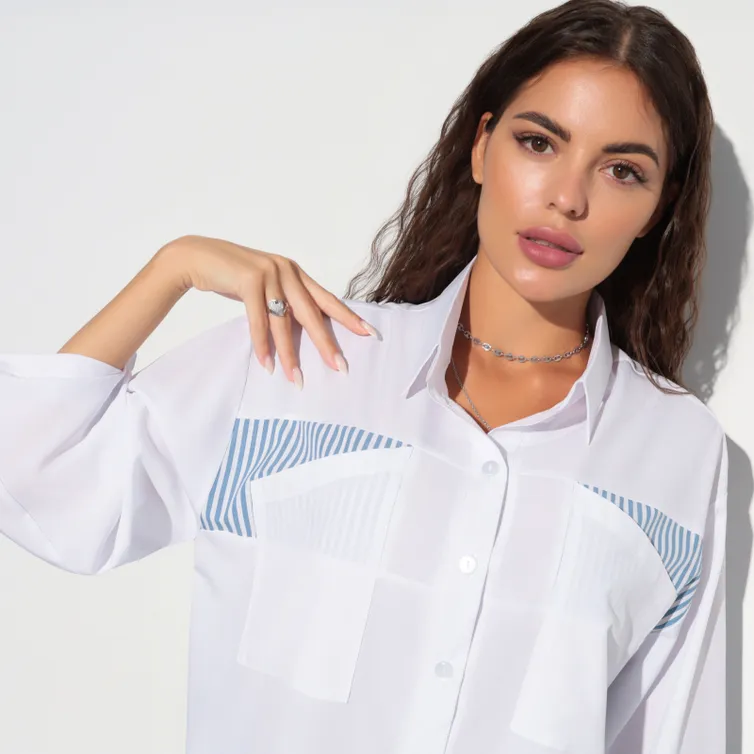 Блузки, туники CHARUTTI арт. Мой вариант (light blue)
