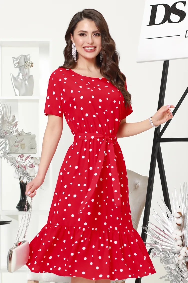 Sukienka DS Trend #P-2965 (Bolshe chem lyubov, red)