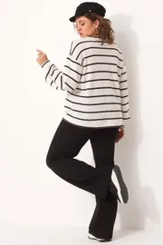 Свитшот BegiModa арт. 4110 чёрно-белый