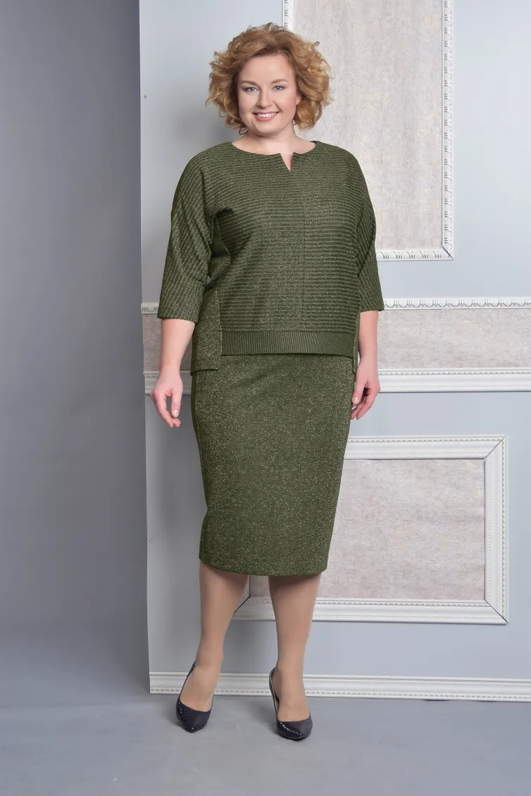 Костюм Lady Style Classic арт. 1374 хаки