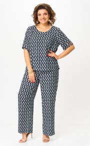 Комплект БелЭльСтиль арт. 875-322/605-273 синий принт