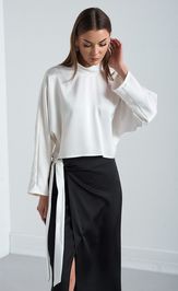 Костюм Леди лайн 2926 белый-черный