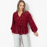 Blouse CHARUTTI #Gromche slov (bordo)