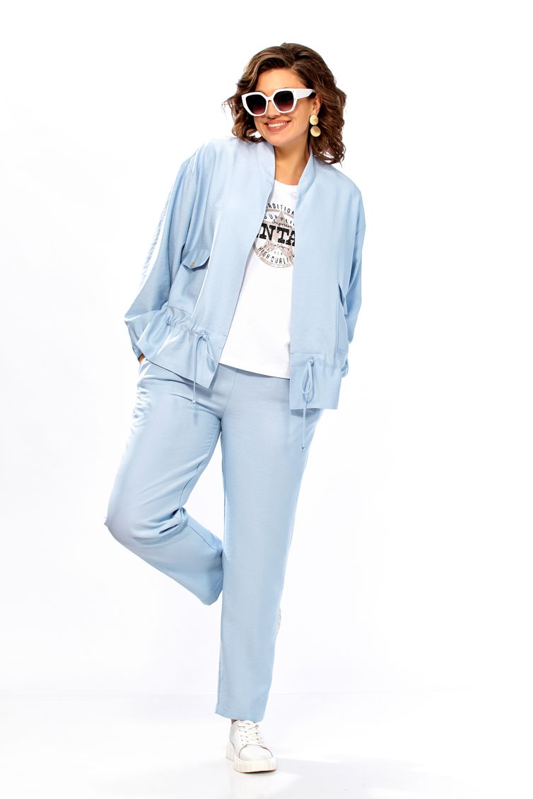 Комплект Ольга Стиль арт. С1011 голубой