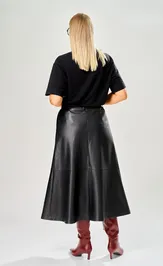 Spódnica Ava fashion M-237 chernyj