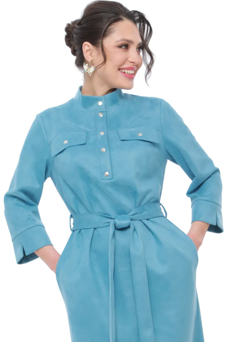 Sukienki DS Trend #P-4375 (Novyj obraz, blyu)