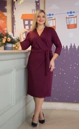 Sukienka NOVITA 1383 marsala