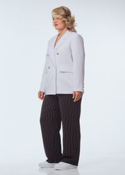 Костюм OVERYOU арт. 247 белый с черно-белым