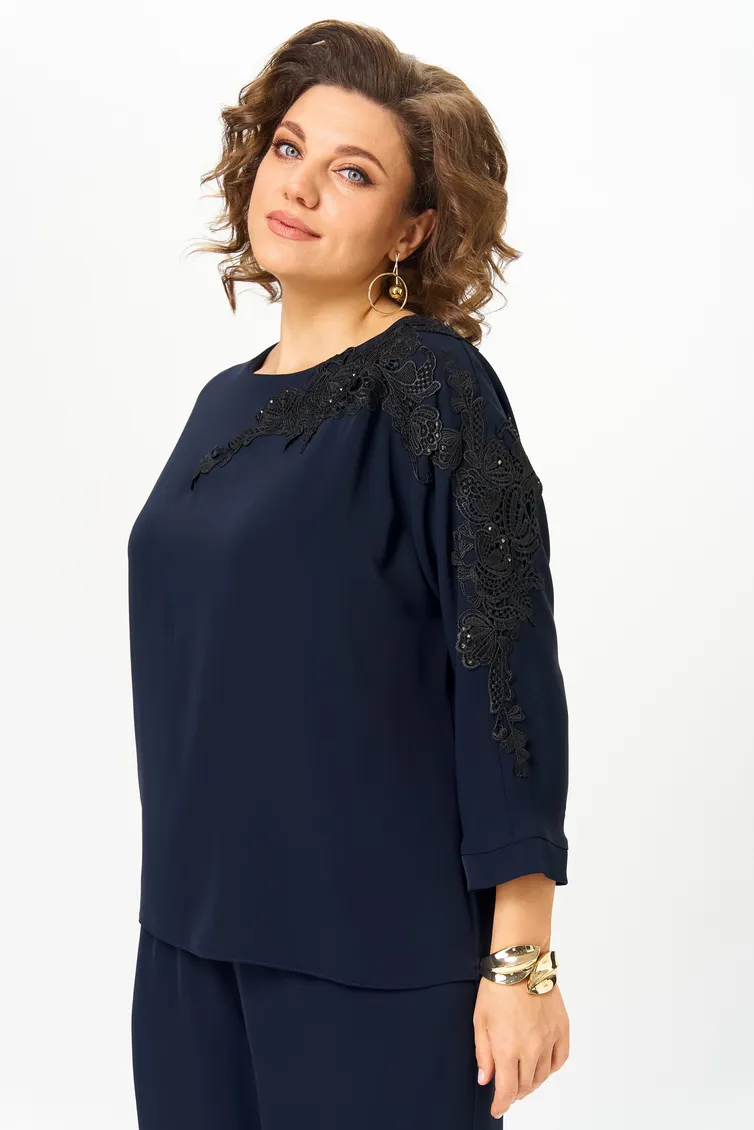 Bluzka Rumoda #2277 dl.r sinij