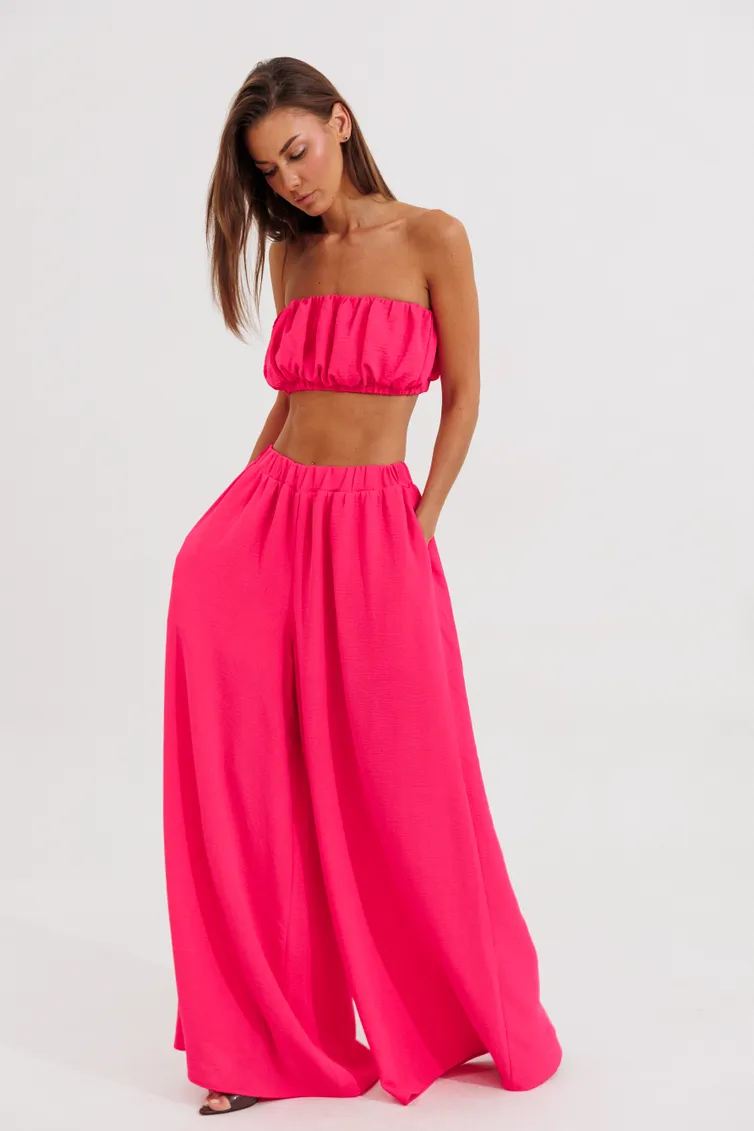 Spodnie V&N fashion #1155_malinovyj