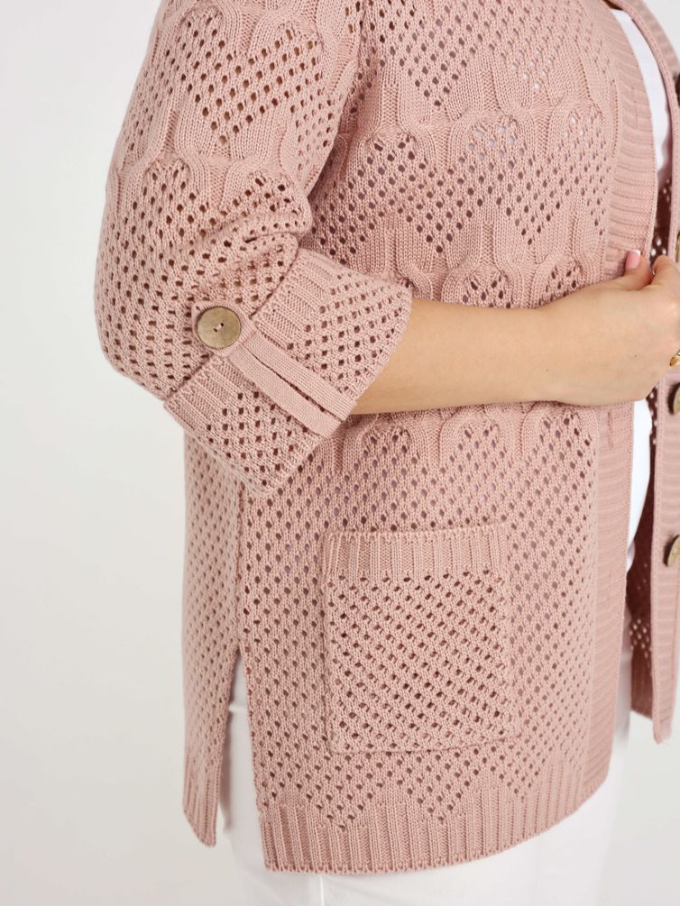 Кардиган BONADI арт. 2187 пудра