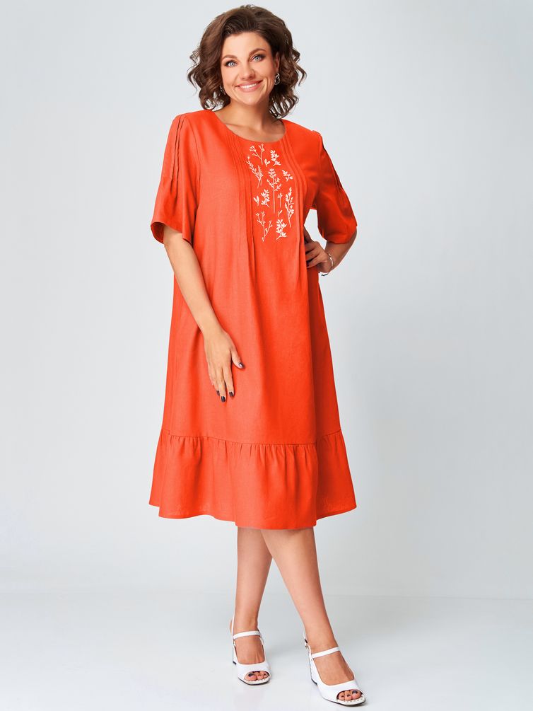 Dress Michelle Style #1280 oranzhevyj