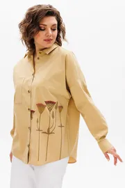 Рубашка Michel Chic арт. 784 песочный