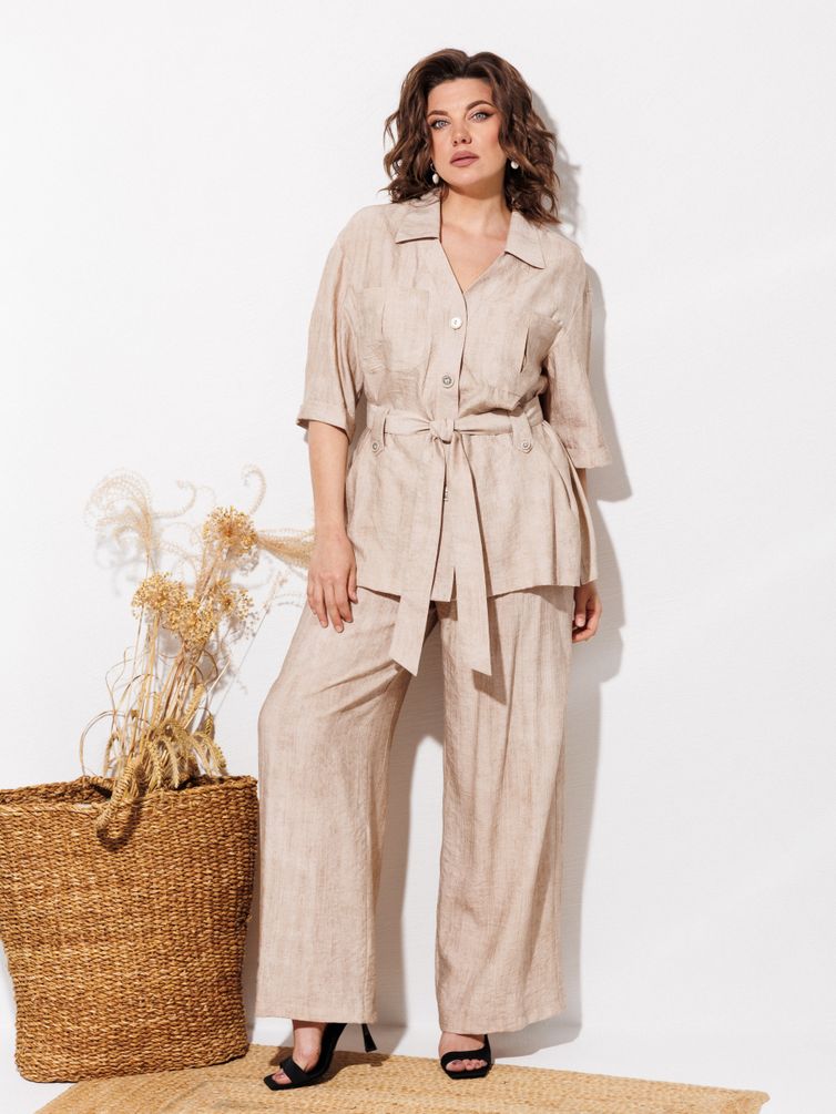 Suit Anastasia MAK #1339 bezhevyj