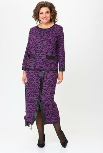 1394 фиолетовый принт