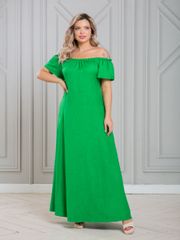 Dress NOVITA #1451 yarko-zelenyj