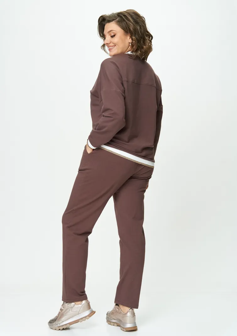 Zestaw STEFANY #2066-2 shokolad