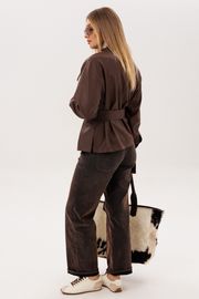 Рубашка Anelli Laurel арт. 1826 чокалэйт скин