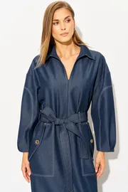 Dress LAIKONY #L-594 temno-sinij