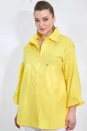 Koszula SOVA #11078 zhelt