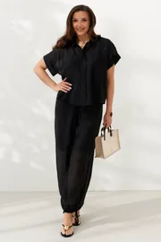 Bluzka Alta Moda #1090-1 chernyj