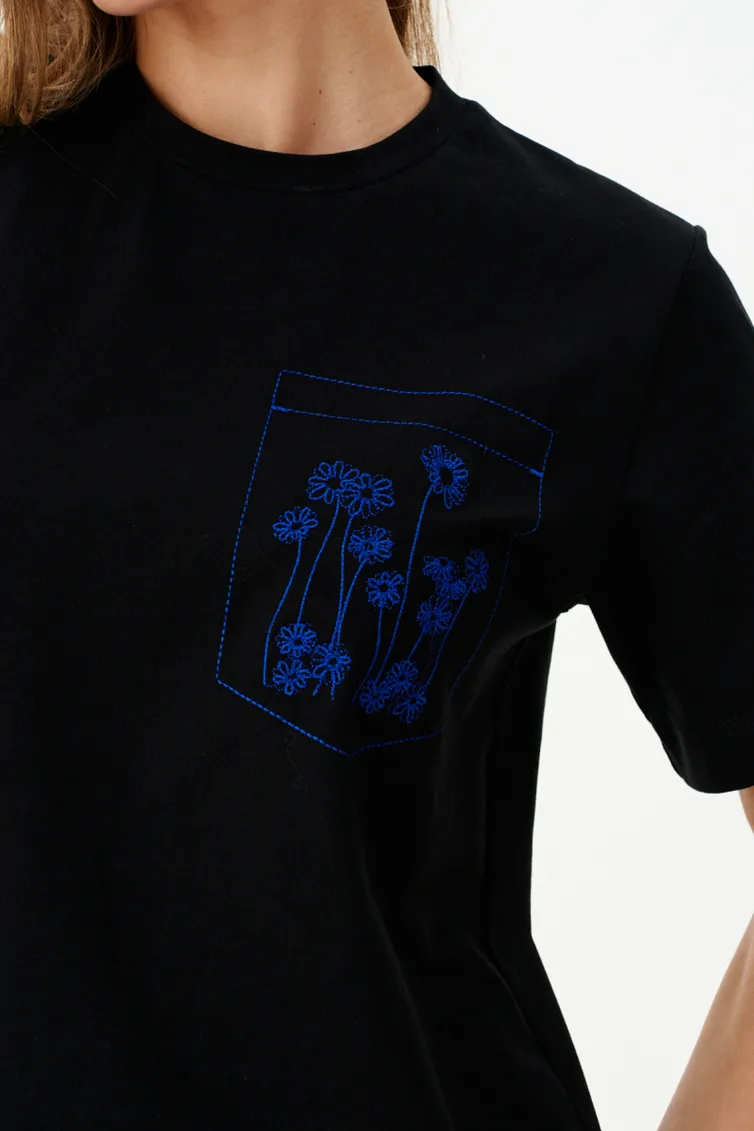 T-Shirt Panda #129044 chernyj