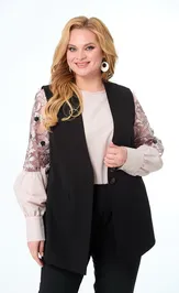 Жилет Anelli Laurel 1037 чёрный