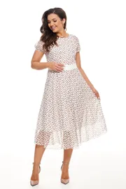 Костюм Beautiful & Free арт. 6070 белый+горох