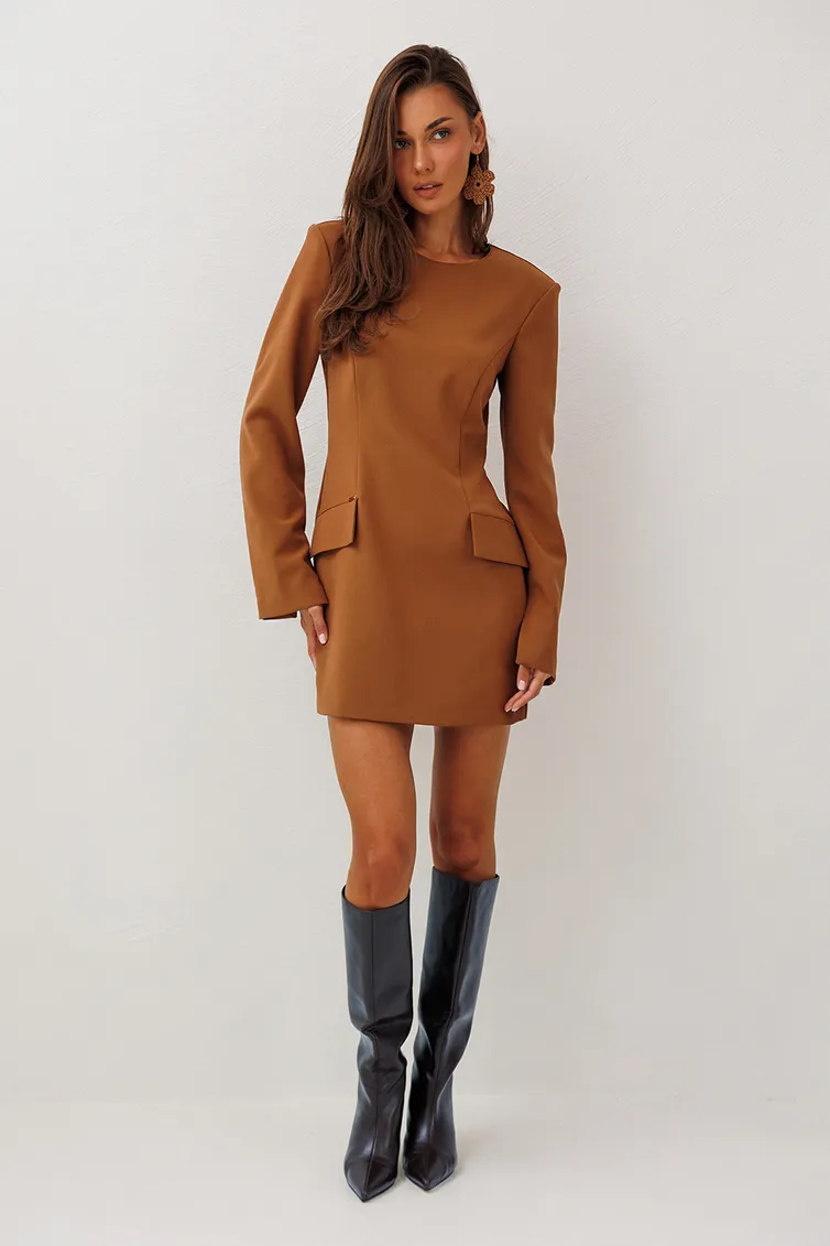 Платье Buter New арт. 3395 коричневый
