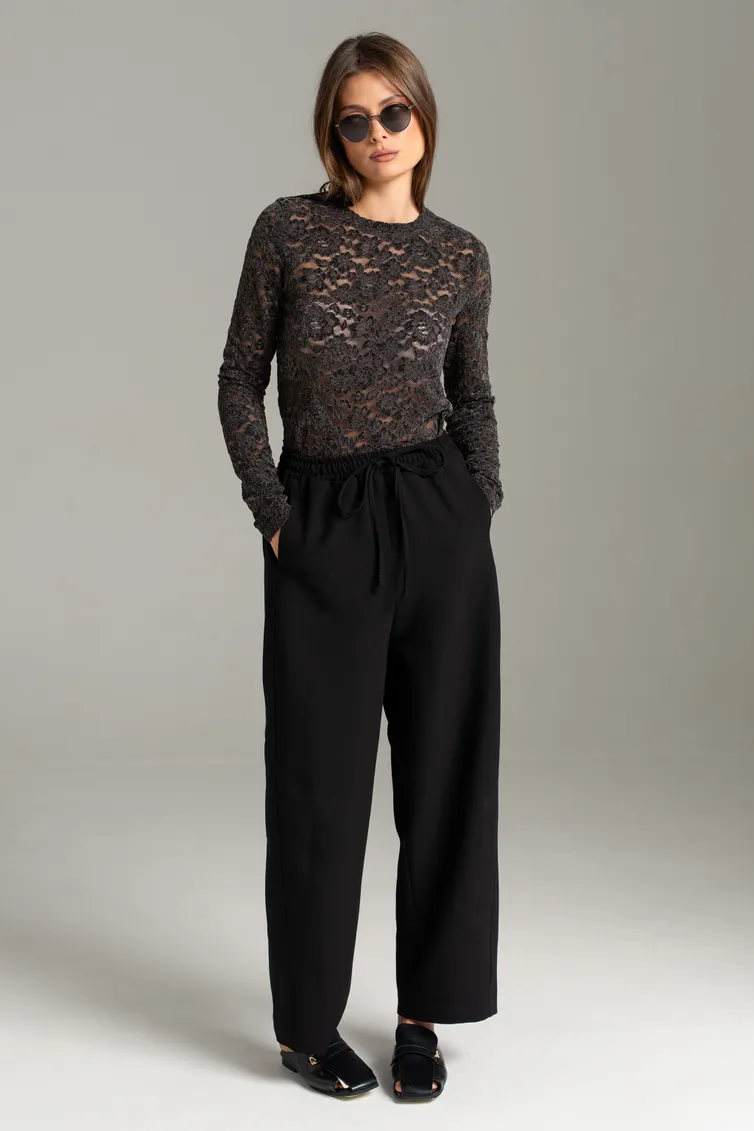 Trousers SILVERSPICE #S-3633 chernyj