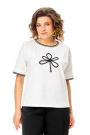 Блузки, туники Rumoda арт. 2261 молочный-черный