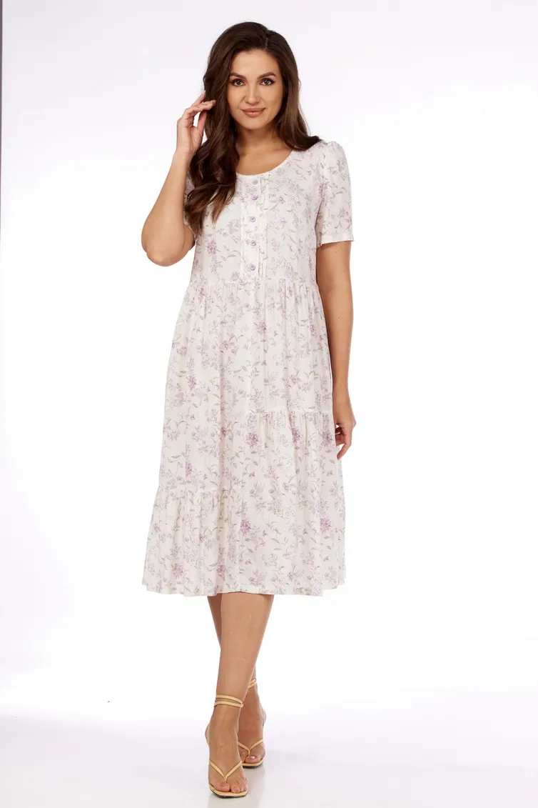 Sukienka Abbi #1008 belyj