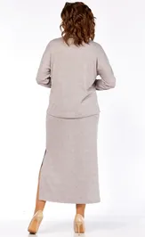Suit LadyThreeStars 2541 svetlo-seryj