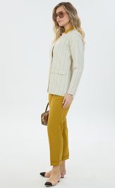 Жакет LM М 0178 полоска льняная