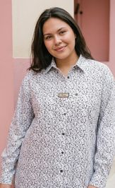 Blouse Лиссана 5037 cherno-belyj