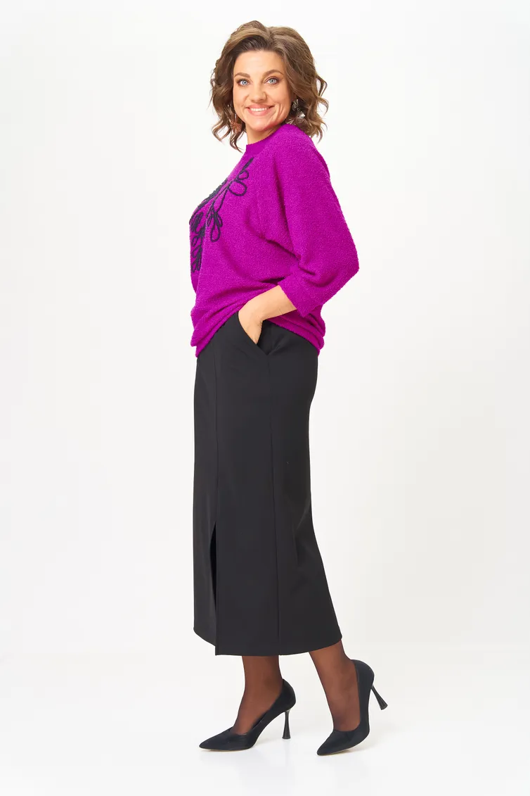 Zestaw Michel Chic #1407 purpurnyj, chernyj