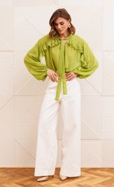 Блузка GIZART 15410 салатовый