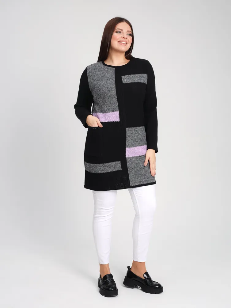 Jumper BONADI #1899 chernyj-lilovyj