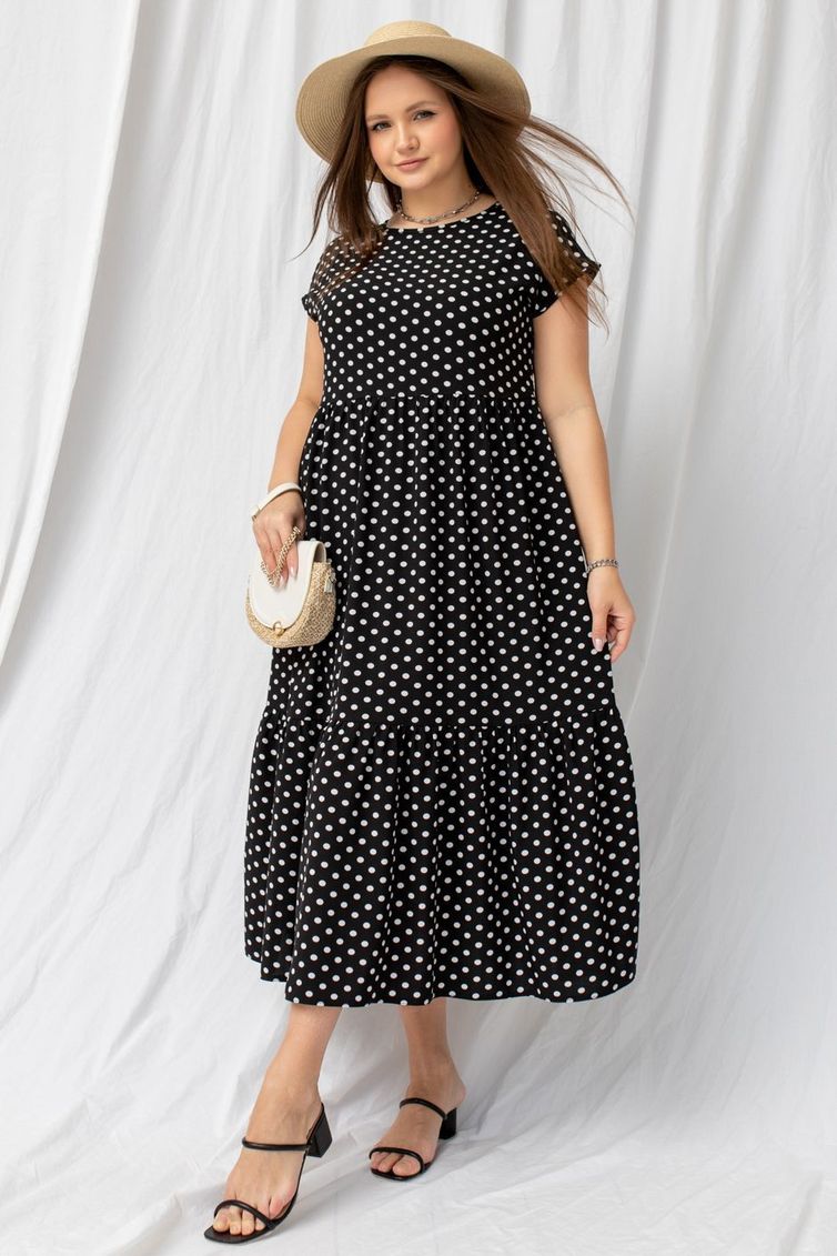 Dress TOOK A LOOK & Angelika #A-356 gorox na chernom