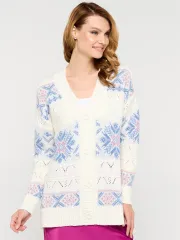 Кардиган Newvay арт. 9232-91015 мол/зимнее утро/камелия