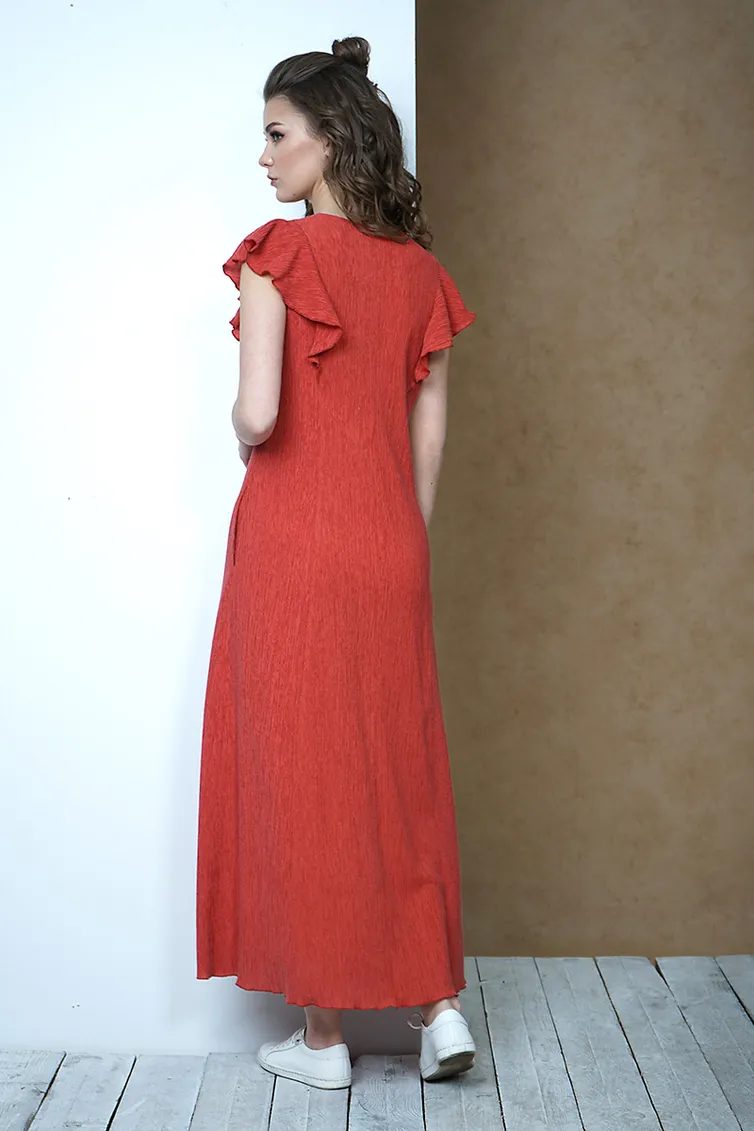 Dress Fantazia Mod #3459 terrakot