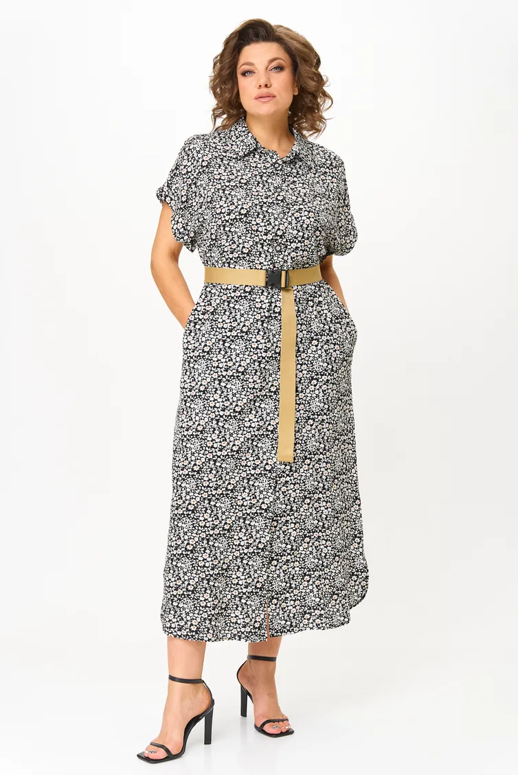 Платье Michel Chic арт. 993/2 чёрный, белый