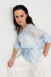 Блуза MiSlana арт. 1300 голубой