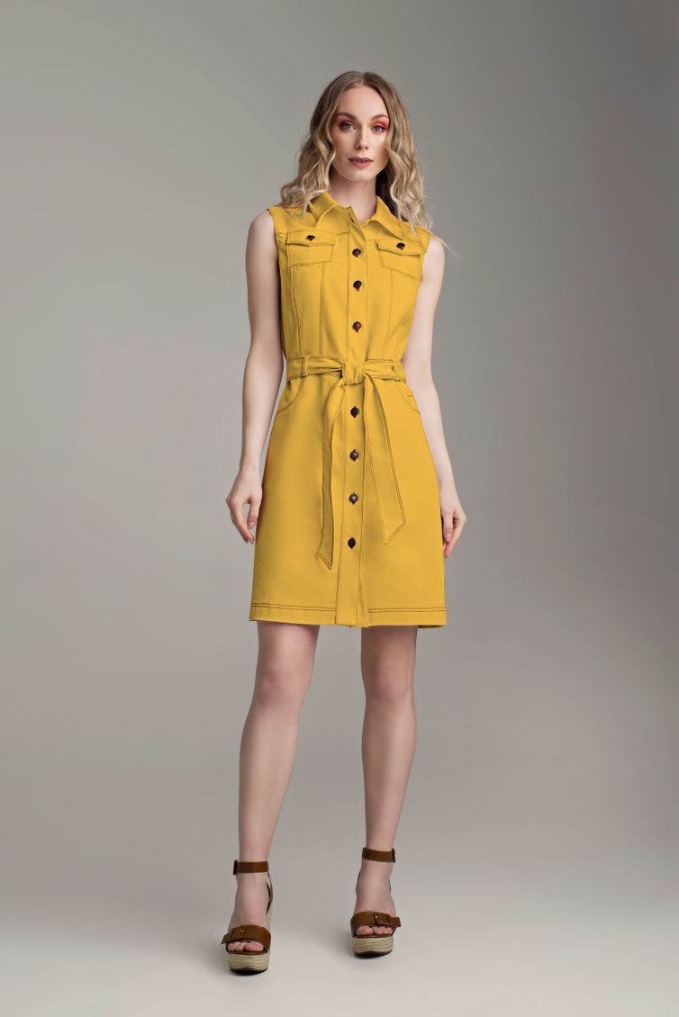 Dress MARIKA #427 gorchica
